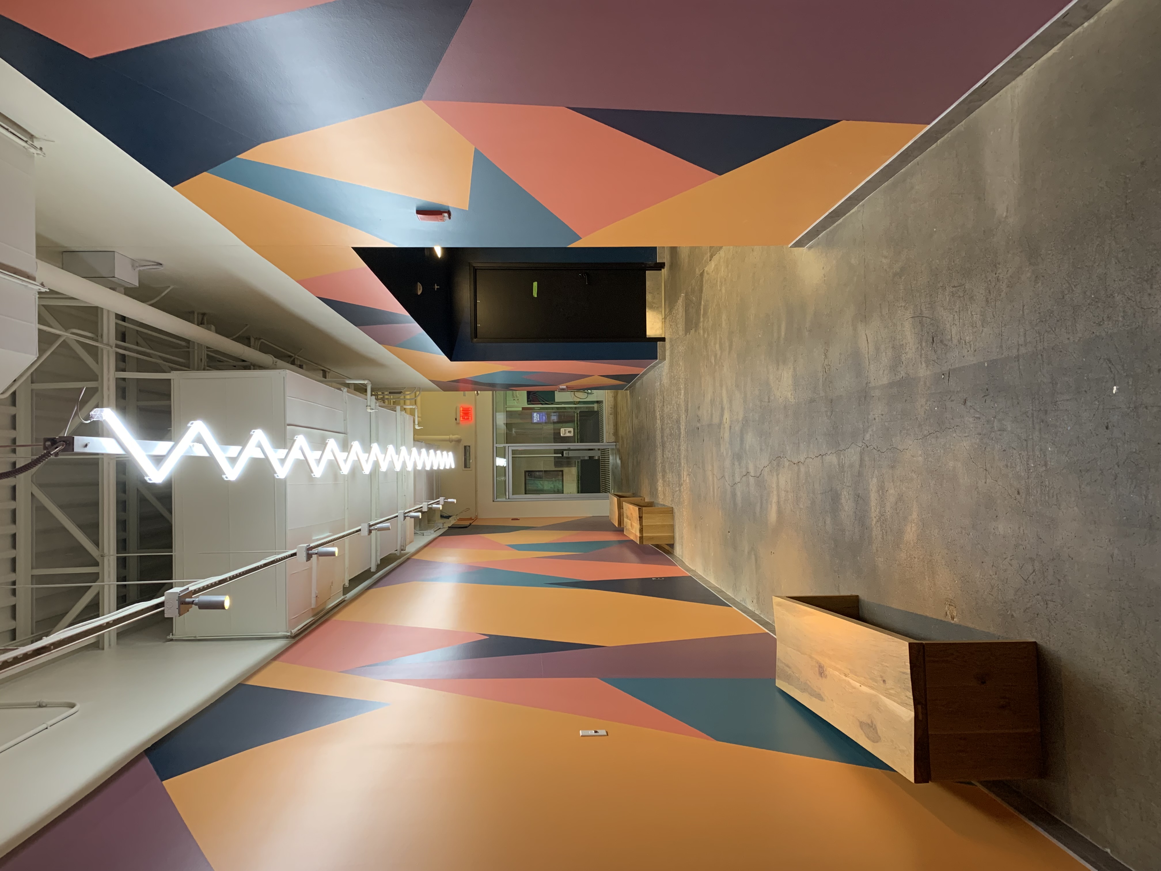 After: 8th Street Market, Liberty Painting LLC Owner Nick Nichols on-site